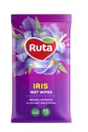 /Салфетки влажные "Ruta Selecta" Iris 15 шт, c экстрактом ириса